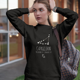 Capricorn Personalisierte Sternbilder Sweatshirt