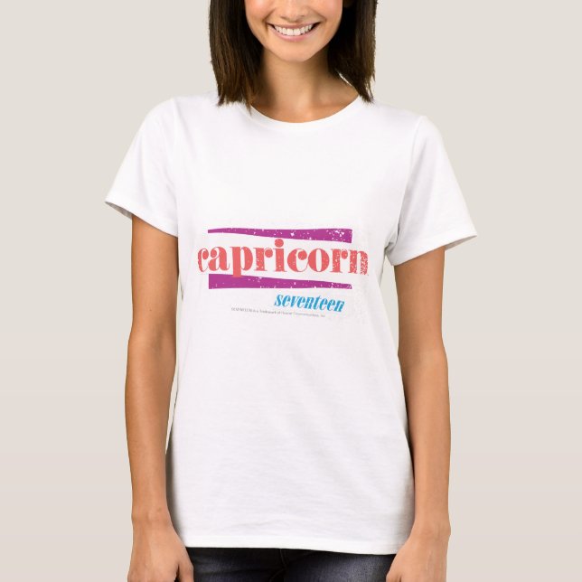 Capricorn Pink T-Shirt (Vorderseite)