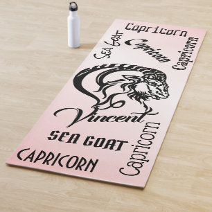 Capricorn Pink Zodiac Yogamatte