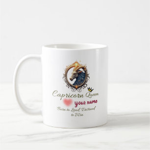 Capricorn Queen Personalisiert Kaffeetasse