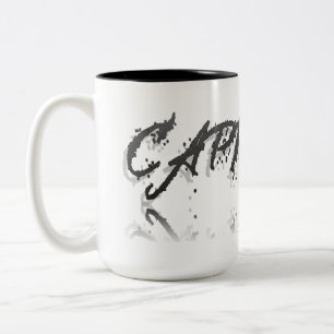 Capricorn-Reflektion Zweifarbige Tasse