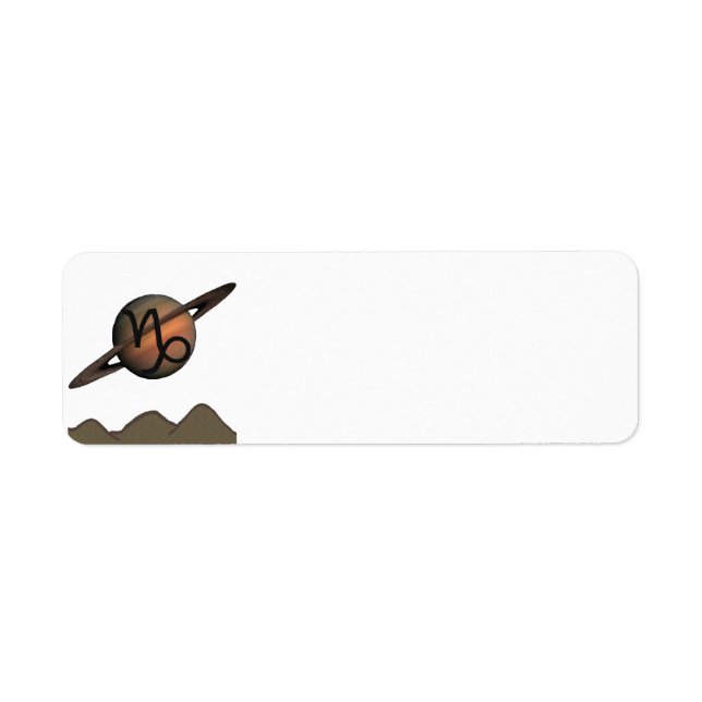 Capricorn Return Address Labels (Vorne)