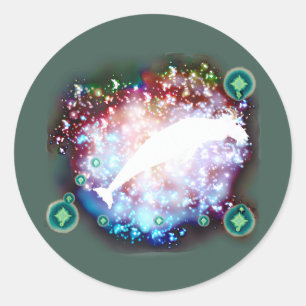Capricorn Runder Aufkleber