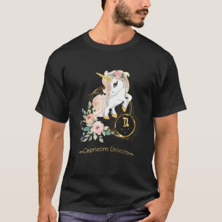 Capricorn-Shirt Zodiac Unicorn Sternzeichen Astrol T-Shirt
