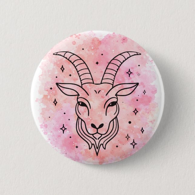 Capricorn Sign Button (Vorderseite)