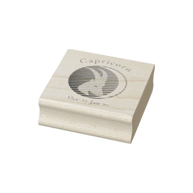 Capricorn signieren Thunder_Cove Gummistempel (Stempel)