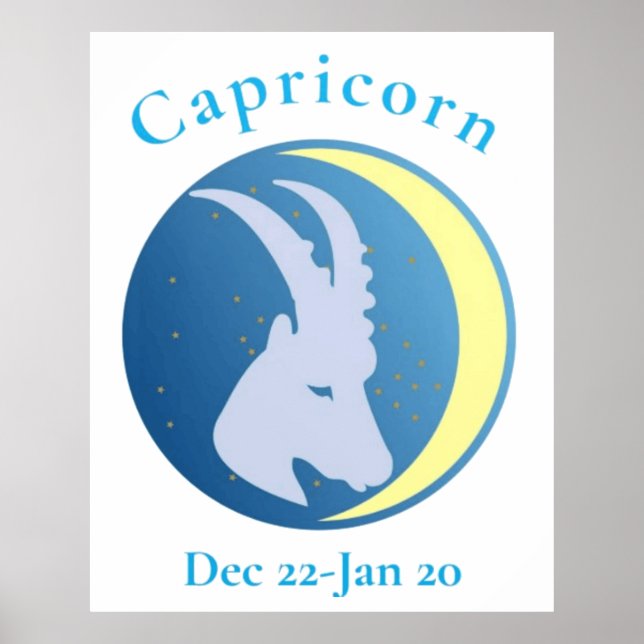 Capricorn signieren Thunder_Cove Poster (Vorne)