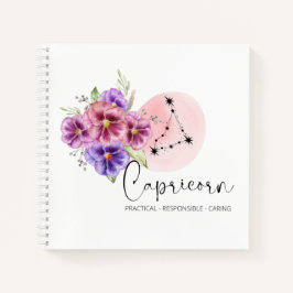 Capricorn Spiral Notebook Notizbuch