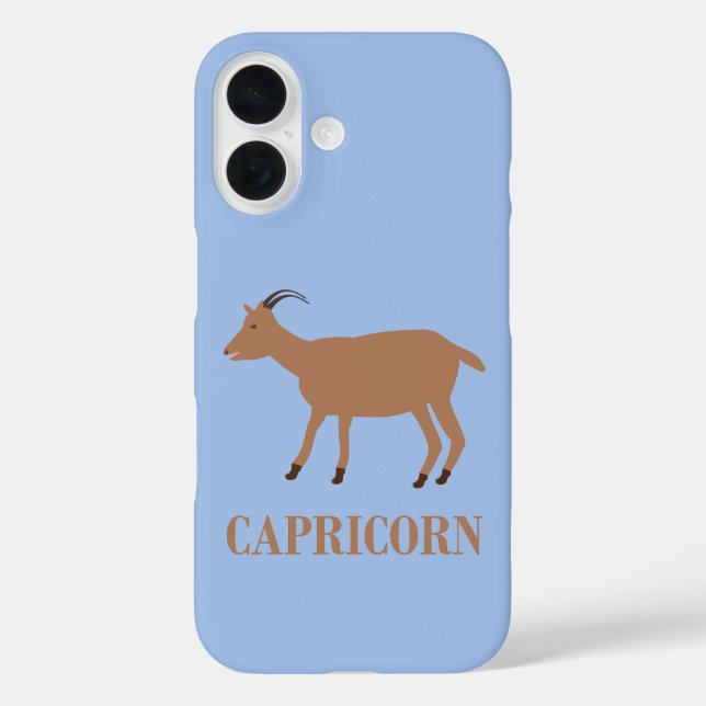 Capricorn Star Sign Goat Case-Mate iPhone Hülle (Rückseite)