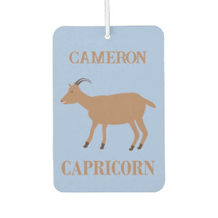 Capricorn Star Sign Goat Individuelle Name Autolufterfrischer