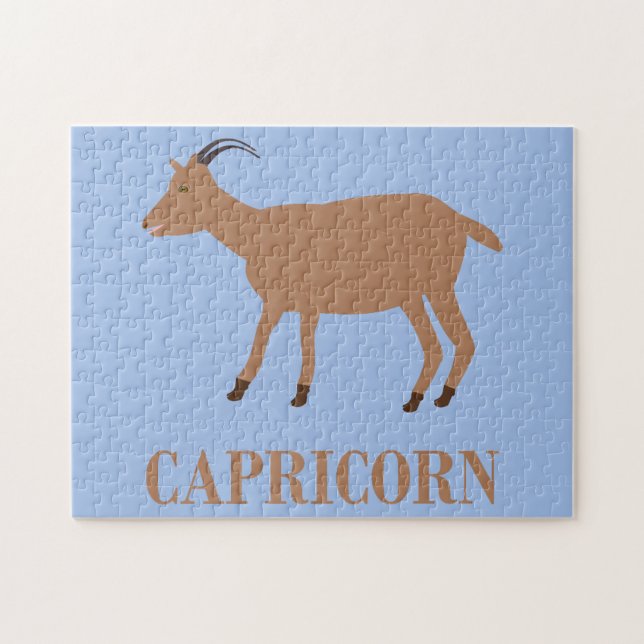 Capricorn Star Sign Goat Puzzle (Horizontal)