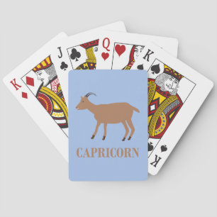 Capricorn Star Sign Goat Spielkarten