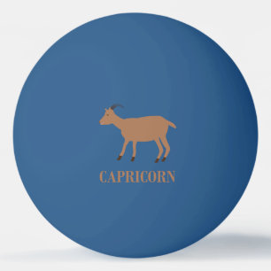 Capricorn Star Sign Goat Tischtennisball