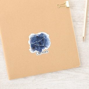 Capricorn Starry Night Constellation Custom Cut Aufkleber