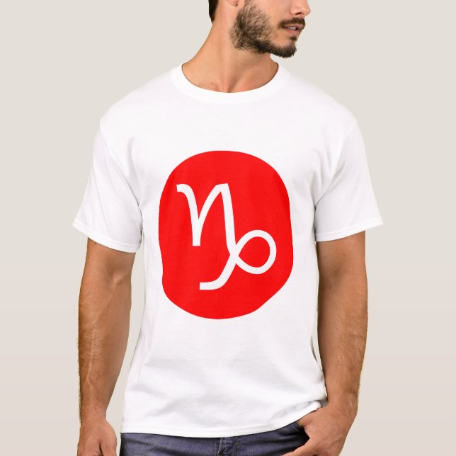Capricorn-Symbol T-Shirt (Vorderseite)