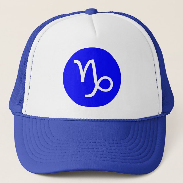 Capricorn-Symbol Truckerkappe (Vorderseite)