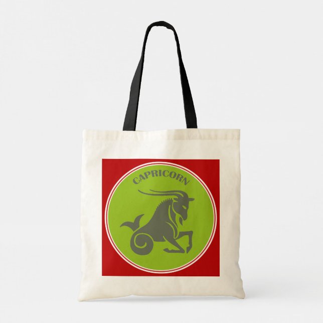 Capricorn Tote Bag Tragetasche (Rückseite)