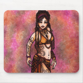 Capricorn Tribal Bly Dancer Mousepad
