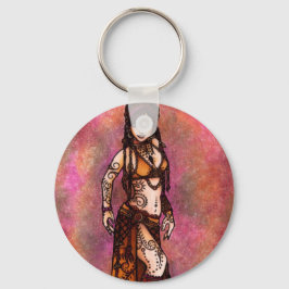 Capricorn Tribal Bly Dancer Schlüsselanhänger