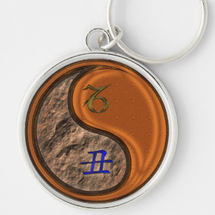 Capricorn & Wood Ox Schlüsselanhänger