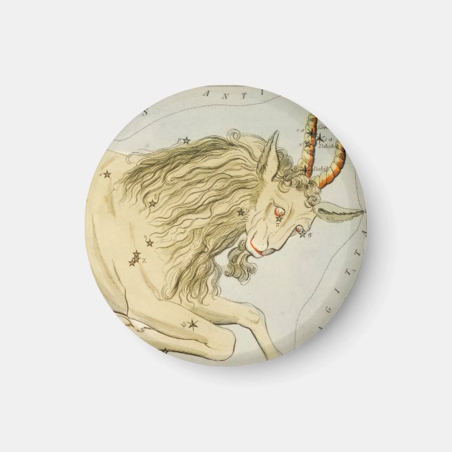 Capricorn, Zehnte astrologische Zodiaka-Zeichen Magnet (Vorne)