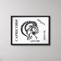 Capricorn-Zeichen und Symbol