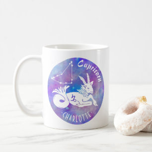 Capricorn Ziege Sternbilder Name Geburtstag Kaffeetasse