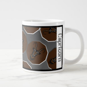 Capricorn Zodiac Anpassbare große Tasse