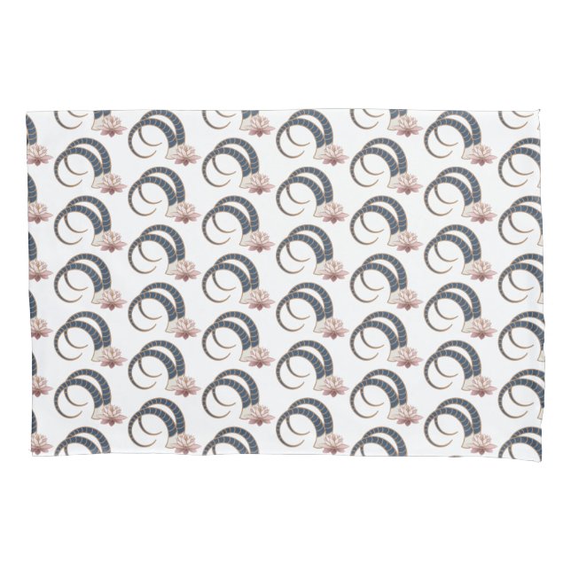 Capricorn Zodiac Boho Dekoration für Teens, Dorm Kissenbezug (Vorderseite)