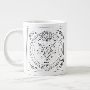 Capricorn Zodiac Custom Birthday Tasse