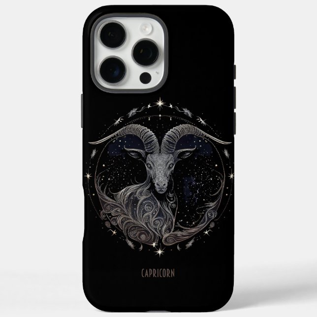 Capricorn Zodiac Horoskop Case-Mate iPhone Hülle (Rückseite)