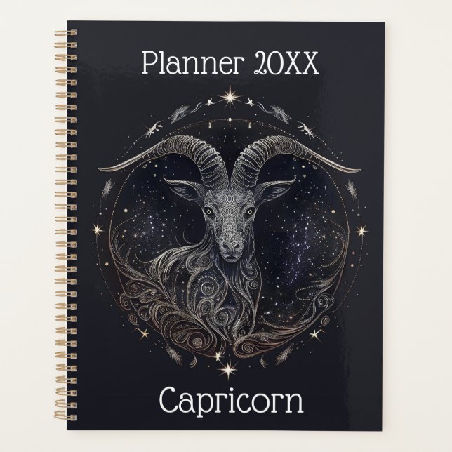 Capricorn Zodiac Planner Planer (Vorderseite)