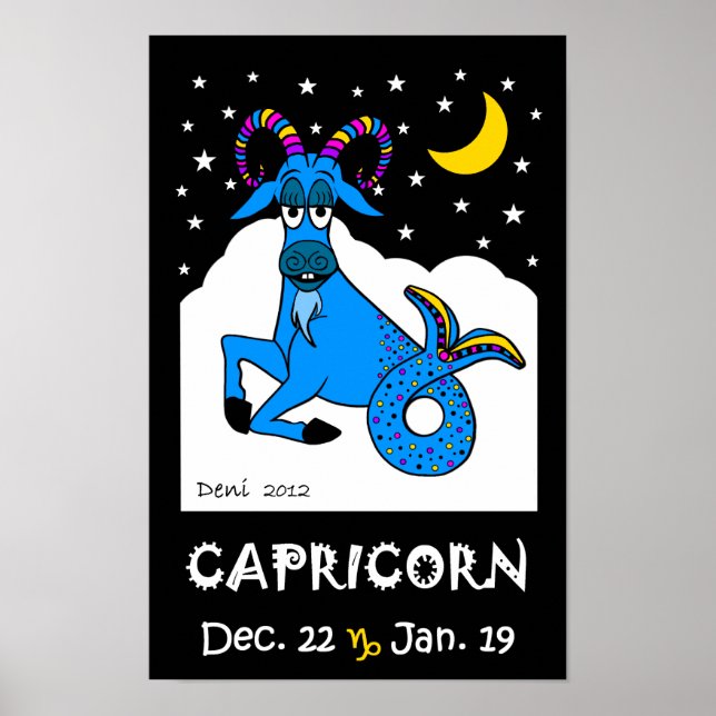 CAPRICORN - ZODIAC POSTER (Vorne)