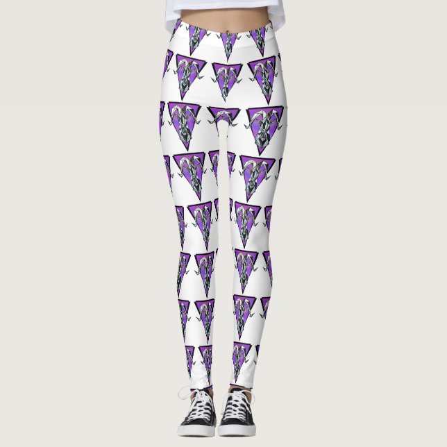 Capricorn zodiac-Schild Horoskop Leggings (Vorderseite)