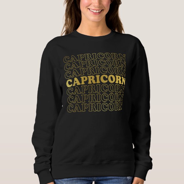 Capricorn Zodiac Sign_1 Sweatshirt (Vorderseite)