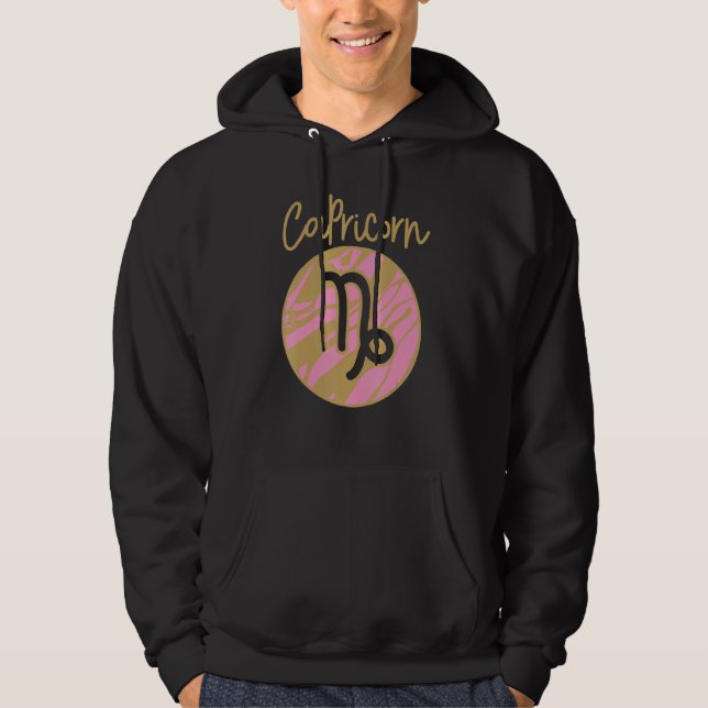 Capricorn Zodiac Sign_2 Hoodie (Vorderseite)