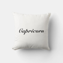 Capricorn Zodiac Sign Astrologie elegant klassisch Kissen