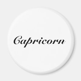 Capricorn Zodiac Sign Astrologie elegant klassisch Magnet