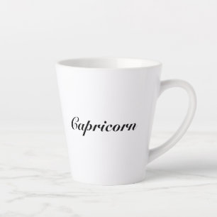 Capricorn Zodiac Sign Astrologie elegant klassisch Milchtasse