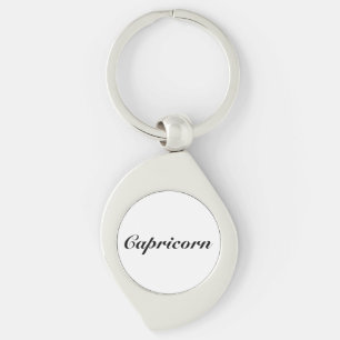 Capricorn Zodiac Sign Astrologie elegant klassisch Schlüsselanhänger