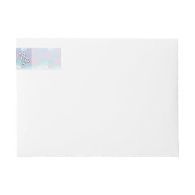 Capricorn Zodiac Sign auf Mutter von Pearl Nacre (Vorderseite)