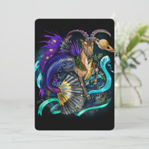 Capricorn Zodiac Sign Einladung