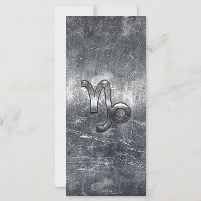 Capricorn Zodiac Sign in Grunge im Not leidenden S (Vorderseite)