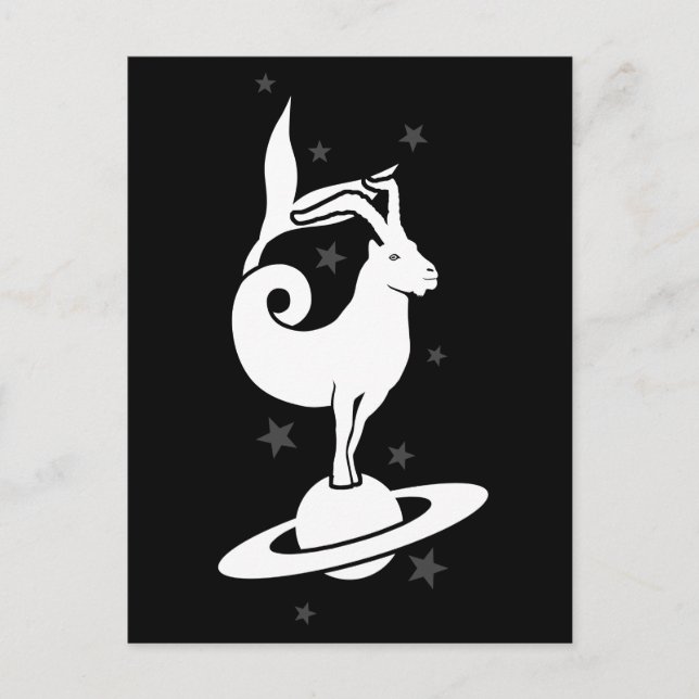 Capricorn zodiac Sign Postkarte (Vorderseite)