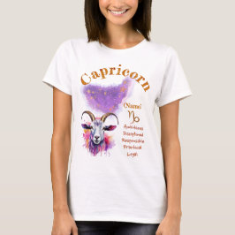 Capricorn Zodiac Sign T-Shirt