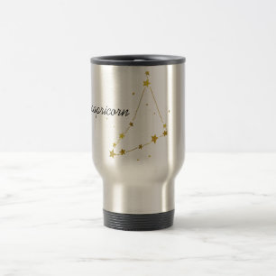 Capricorn Zodiac Sign Travel Coffee Mug Reisebecher
