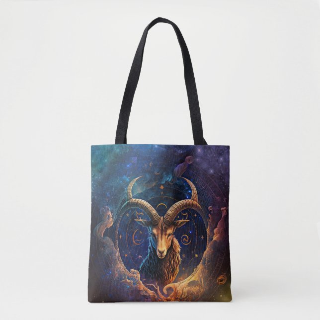 Capricorn Zodiac Sign Watercolor Design (Vorderseite)