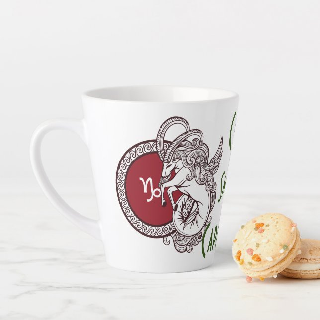 Capricorn zodiac signiert personalisierte Kaffee-T Milchtasse (Beispiel)