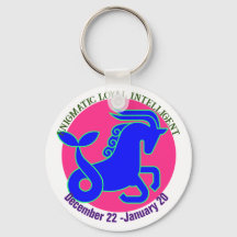 Capricorn Zodiac signiert Personalisierten Schlüss