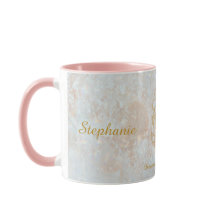 Capricorn Zodiac Star Sign Cosmic Monogram Glitzer